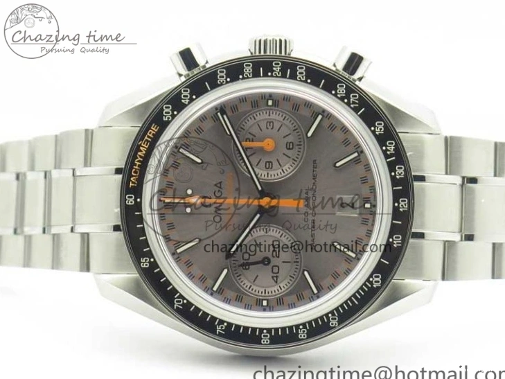0328 Speedmaster Moonwatch OMF 1:1 Best Edition Gray Dial on SS Bracelet A TravelReady 8042